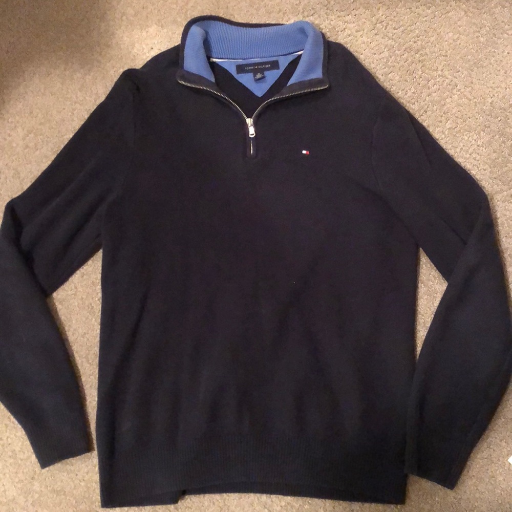 Tommy Hilfiger Oversized Quarter 1/4 Zip Hoodie